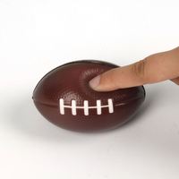 Jouet de décompression pour enfants et adultes, mini ballon de football américain, de soccer, de rugby en mousse PU souple, 100 pièces
