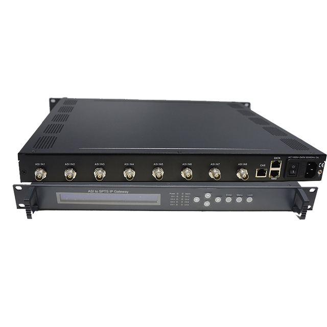 8 Ways  ASI to SPTS IP Gateway Support UDP RTP Protocol with SNMP