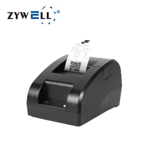 Impressora térmica sem tinta para recibos, impressora térmica com cabo de entrada USB pos de 58 mm, preço barato