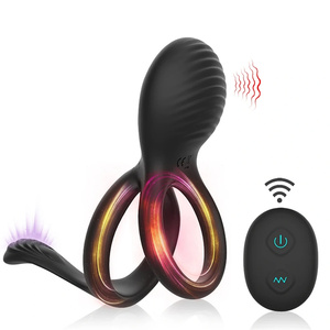 Amazon Bestseller Adult Vibrator & Penis Ring Fernbedienung Prostata-Massage gerät für Verzögerung Ejakulation Bestes Sexspielzeug für Männer - Product Image 1