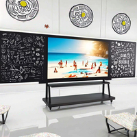 Tableau interactif intelligent LED 4K avec écran tactile 20 points pour l'enseignement en classe - Vente en gros directe usine