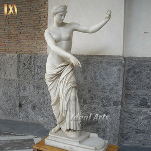 Estatua <span class=keywords><strong>de</strong></span> mármol griego con piedra blanca para parejas, <span class=keywords><strong>escultura</strong></span> Ideal para Artes artísticas, <span class=keywords><strong>Venus</strong></span> y abonis - Product Image 3