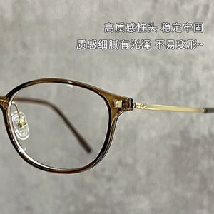 Montures de lunettes ovales Danyang 11353 pour femmes, monture complète, verres PC, protection anti-lumière bleue, design amincissant - Product Image 4