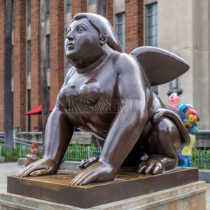 Statue personnalisée d'allaitement extérieur en bronze pour mère coulée de métal durable pour la décoration et l'affichage du parc - Product Image 4