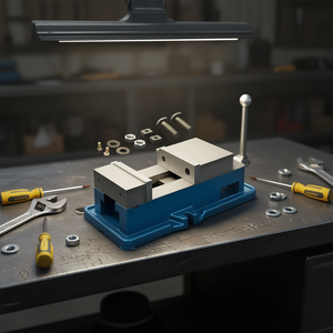 Étau de précision Accu Lock pour fraisage, largeur de mâchoire 4 pouces, étau de serrage pour perceuse sur colonne et banc de travail, pour fraisage et perçage - Product Image 2