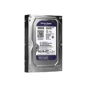 Proveedor de GUIXING Usado WD Purple Western Digital HDD 500GB Disco duro interno SATA 64MB Cache 3,5