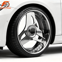 Jantes forgées chromées à trois branches, nouveau style, 2 pièces, 17 18 19 20 21 22 24 pouces, 5x114.3 5x112 5x130 pour Porsche Lexus