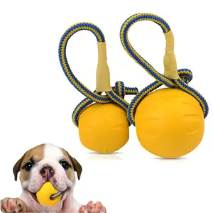 중국 튼튼한 애완 동물 개 장난감 깨지지 않는 뜨 EVA 공급 밧줄 공 부유물 개 장난감