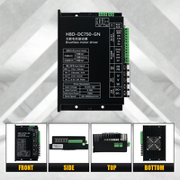 Controlador de Motor sin Escobillas HBD-DC750-GN de 750W, DC24V-48V 20A BLDC, con 485 PWM Hall para Impresora 3D, Máquina de Corte Textil CNC