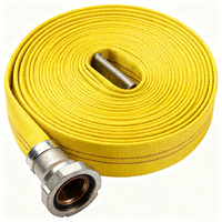 Tuyau d'incendie haute pression de 2 à 4 pouces Tuyau de décharge en PVC flexible et durable pour l'irrigation par pompe à eau en fibres de nylon tissées