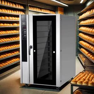 Oven Konveksi Gas atau Listrik Komersial 5/8/10 Tray untuk Memanggang Roti. Mesin Pembuat Roti - Product Image 1