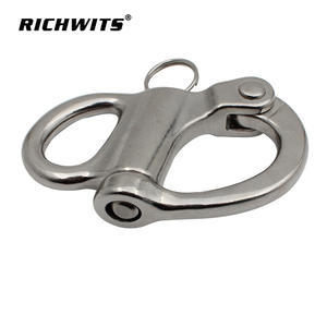 Grilletes de Acero Inoxidable 316 con Resorte Fijo, Herraje Marino, Grilletes Autoblocantes con Cerraduras, Venta al por Mayor de Fábrica - Product Image 1