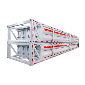 Conteneur Skid ISO Standard pour Stockage en Cascade de Gaz Naturel Compressé (GNC), Azote et Hydrogène, 200 Bar 250 Bar, Type Horizontal 20ft 40ft - Product Image 1