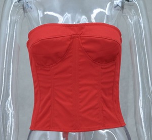 Women's Strapless Corset <b>Top</b> & 3D Floral Mini Skirt Set - Lace-Up Back Corset With <b>Rose</b> Hem Skirt 2 Piece Set Fashion - Product Image 5