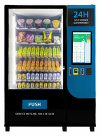 Solución de Máquina Expendedora de Galletas, Ensaladas y Pasteles con Sistema de Elevación
