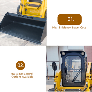 <span class=keywords><strong>Minicargadora</strong></span> con Mezcladora de Concreto y Horquillas de Desplazamiento Lateral <span class=keywords><strong>para</strong></span> Logística y Manipulación de Materiales de Construcción - Product Image 2