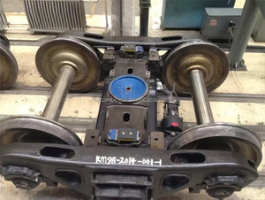 Pièces de bogie métalliques certifiées ISO9001 pour cadre latéral de <span class=keywords><strong>locomotive</strong></span> d'origine chinoise, essieux conformes à la norme AAR, conceptions personnalisées, garantie 1 an - Product Image 6