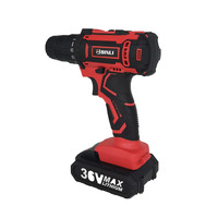 Perceuse électrique Portable 18V, 10 pièces, deux vitesses, béton et métal, batterie au Lithium Rechargeable, perceuse électrique