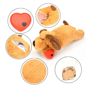 OEM <span class=keywords><strong>Heartbeat</strong></span> cucciolo giocattolo oem peluche battito cardiaco peluche peluche per cani cuccioli sollievo ansia giocattolo per il sonno del gatto aiuto registrabile - Product Image 4