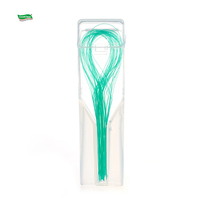 Kit orthodontique portable en emballage blister, ensemble de soins d'hygiène orthodontique, pack de 6 pièces, cire, brosse interdentaire, miroir, étui de voyage