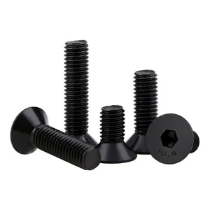 #2-56 #4-40 #<span class=keywords><strong>6-32</strong></span> #8-32 #10-24 #10-22 bulloni a testa piatta in acciaio inossidabile sss304 316 viti per macchine svasate - Product Image 5