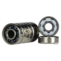 Rodamientos de Bolas de Cerámica Híbridos Inline Quad 608 627, Rodamientos de Cerámica Si3N4, Bolas de Cerámica Negras, Antioxidantes, Acero Inoxidable 440C