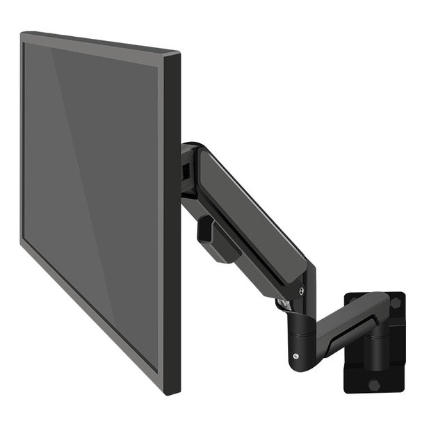 Swelix W3B New Wall Mount Screen Monitor Stand Gas Spring Rotation Arm Bracket for 10-36" Monitor Support