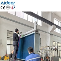 Échangeur de chaleur à ailettes tubulaires, serpentin d'eau réfrigérée en tube de cuivre pour unité de traitement d'air d'usine de fabrication électronique