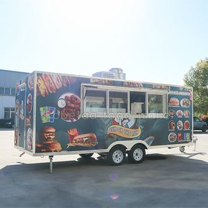 <span class=keywords><strong>Robeta</strong></span> street food trailer crêpe food truck cuisine entièrement équipée mobile boba tea hotdog cart - Product Image 4