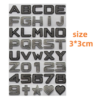 Autocollant 3D en métal avec strass pour voiture, lettres brillantes en cristal, chiffres, symboles, emblème de voiture auto-adhésif, décalcomanie pour voiture
