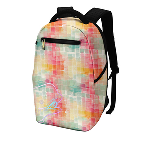 Đầy Màu sắc kẻ sọc PVC sinh viên ba lô, thời trang không thấm nước và trọng lượng nhẹ túi đi học với dây kéo cho cô gái tuổi teen - Product Image 3