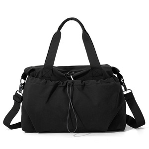 Sac de sport à cordon de serrage pour séparation sec/humide, idéal pour hommes et femmes, sac de voyage court, sac de voyage d'affaires extensible - Product Image 5