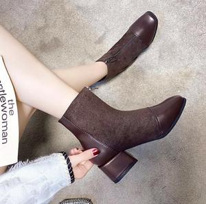 <strong>Women</strong> <strong>Boots</strong> Fashion Square Toe <strong>s</strong> for <strong>Women</strong> Short <strong>Boots</strong> <strong>Women</strong> <strong>Low</strong> <strong>Heel</strong> <strong>Ankle</strong> <strong>Boots</strong> - Product Image 3