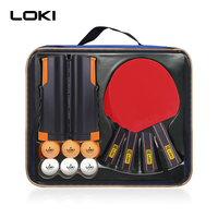 Nouvel arrivage : Ensemble de tennis de table professionnel avec raquettes, filet, sac de transport et 6 balles