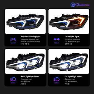 ชุดไฟหน้า LED 12-18สำหรับ BMW 3 F30F35การปรับเปลี่ยนไฟวิ่งกลางวันทั้งเก่าและใหม่พร้อมตะขอคู่ - Product Image 3