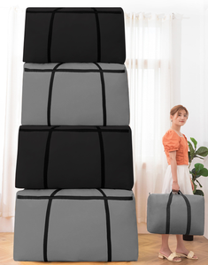 <b>Heavy</b>-Duty Zipper Storage Bag Large Organiser for Quilt Pillow <b>Blanket</b> Clothing Luggage Home Organisation-Foldable Flexible - Product Image 5