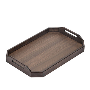 Bandeja de bambú con asa, plato rectangular de bambú y madera para uso doméstico, plato de servir estilo tibetano, plato para repostería, plato para frutas - Product Image 1