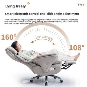 China Fábrica Chefe Cadeira Executiva Moderno Elevador Design Girando Característica Confortável Couro Artificial Computador Cadeira Ajustável - Product Image 4