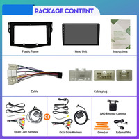 Untuk Toyota RAV4 2007-2012 perangkat Headunit Radio Double 2 Din octa-core Quad Stereo mobil Android navigasi GPS Carplay