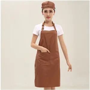 custom logo promotion polyester gift kitchen cooking advertising apron hat sets