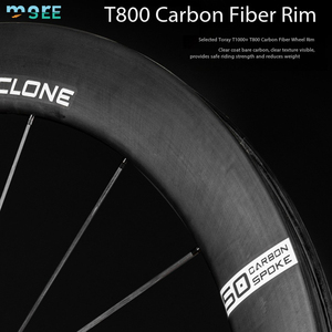 Jeu de roues en fibre de carbone SeeMore 50 mm T1000 + T800, jantes en carbone, rayons aérodynamiques, freins à <span class=keywords><strong>disque</strong></span> en carbone, roues tubeless pour vélo de route - Product Image 4