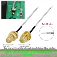 Câble adaptateur OEM IPEX vers SMA à filetage externe et trou interne, modèle 202001102, pour connexion de routeur WiFi/GSM/GPS/module 4G