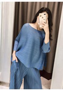 Verano de 2019 poliéster falda ropa de <span class=keywords><strong>dos</strong></span> piezas de las mujeres ropa de otoño - Product Image 4