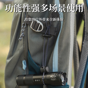 Fixed <b>Elastic</b> <b>Cord</b> Buckle For Backpack Trekking Pole Outdoor Gear Attachment With Dual Clips Compact Design - Product Image 4