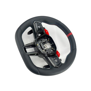 พวงมาลัยหุ้มหนังแบบสั่งทำที่ทนทานสำหรับ <span class=keywords><strong>BMW</strong></span> G20 G22 G26 G30 G60 G80 G82 F90 X6M G90 F95 F96 F97 F98 X3M X4M X5M - Product Image 5