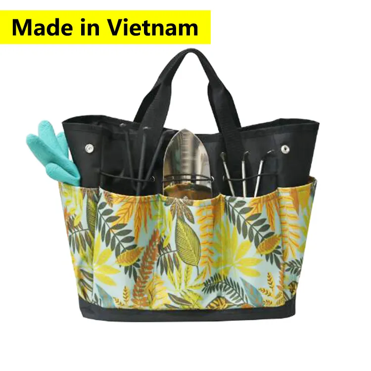 Vietnam made Garden Tote Tool Bags Gardening Tote Bag Outdoor Multi Pocket Garden Tool Kit Holder Bag Compact Hand Tool