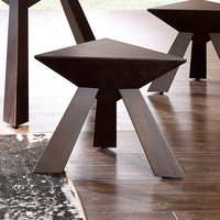 Chaise de salle à manger décontractée, style minimaliste allemand, luxe léger, table de négociation triangulaire moderne
