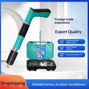 Foreign Trade Mini Gun Staple Gun Silencer Nail Gun Nagler Ceiling Tool Wall Trunking Fixed Nagler Generation - Product Image 1