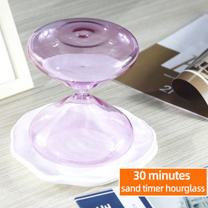 Creatività fatta a mano 5 10 30 60 minuti Timer sabbia con 7 vetro colorato minimalista grande clessidra sabbia timer per la casa - Product Image 5