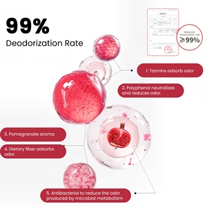 ตัวล็อคกลิ่น<span class=keywords><strong>ทราย</strong></span><span class=keywords><strong>ทราย</strong></span>ครอกแมวเป็นมิตรต่อสิ่งแวดล้อมพร้อมทับทิมแดงและเต้าหู้ผสมสำหรับแมว - Product Image 4